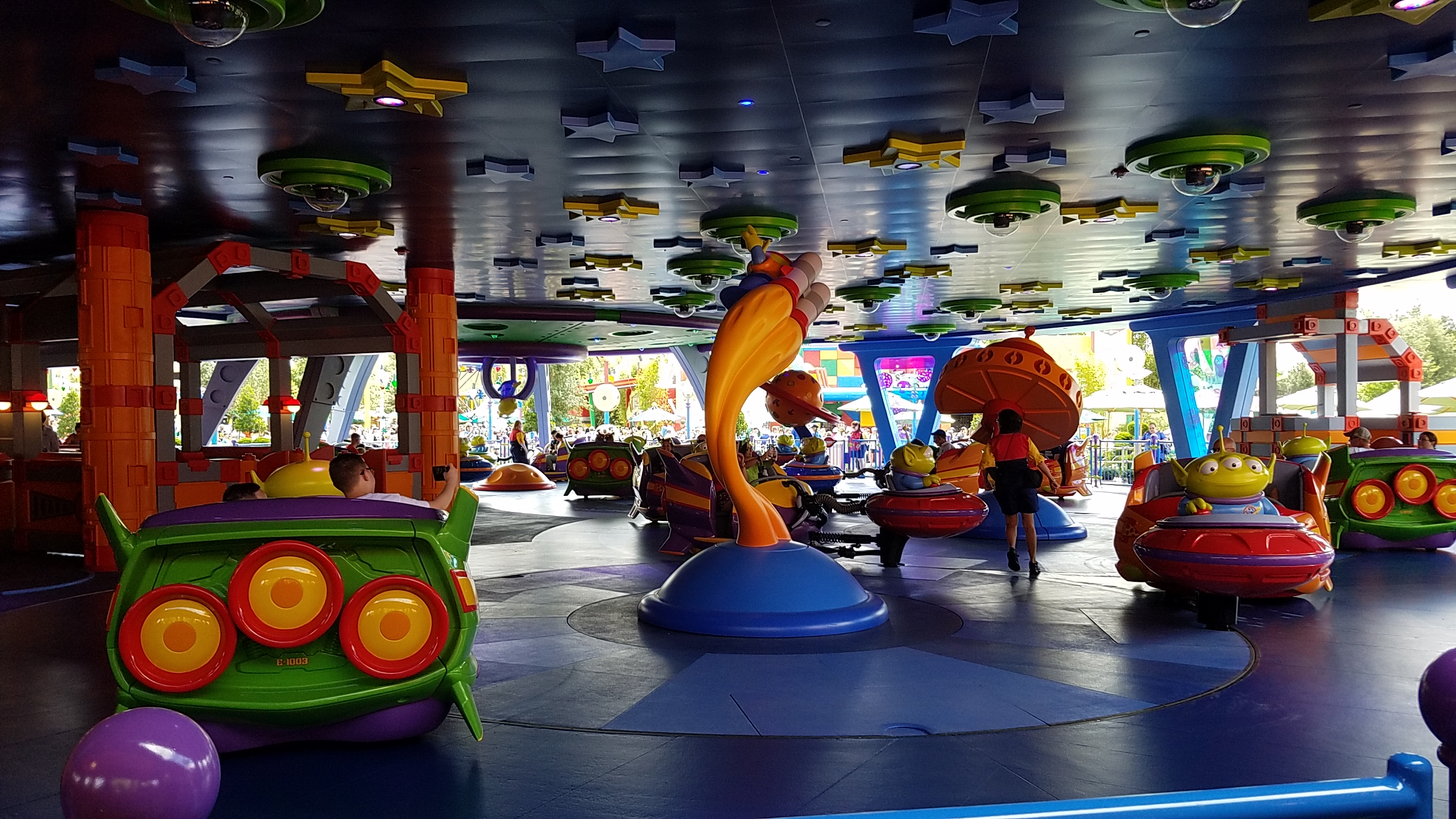 Alien Swirling Saucers