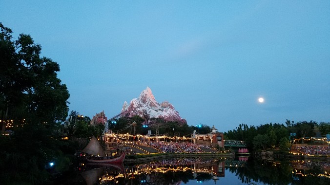Everest looming over Rivers of Light