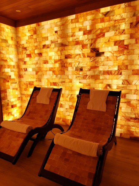 The Jewel Grande's Himalayan salt room