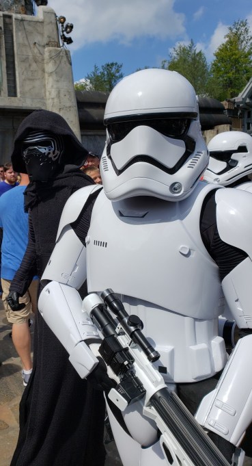 Stormtroopers and Kylo Ren