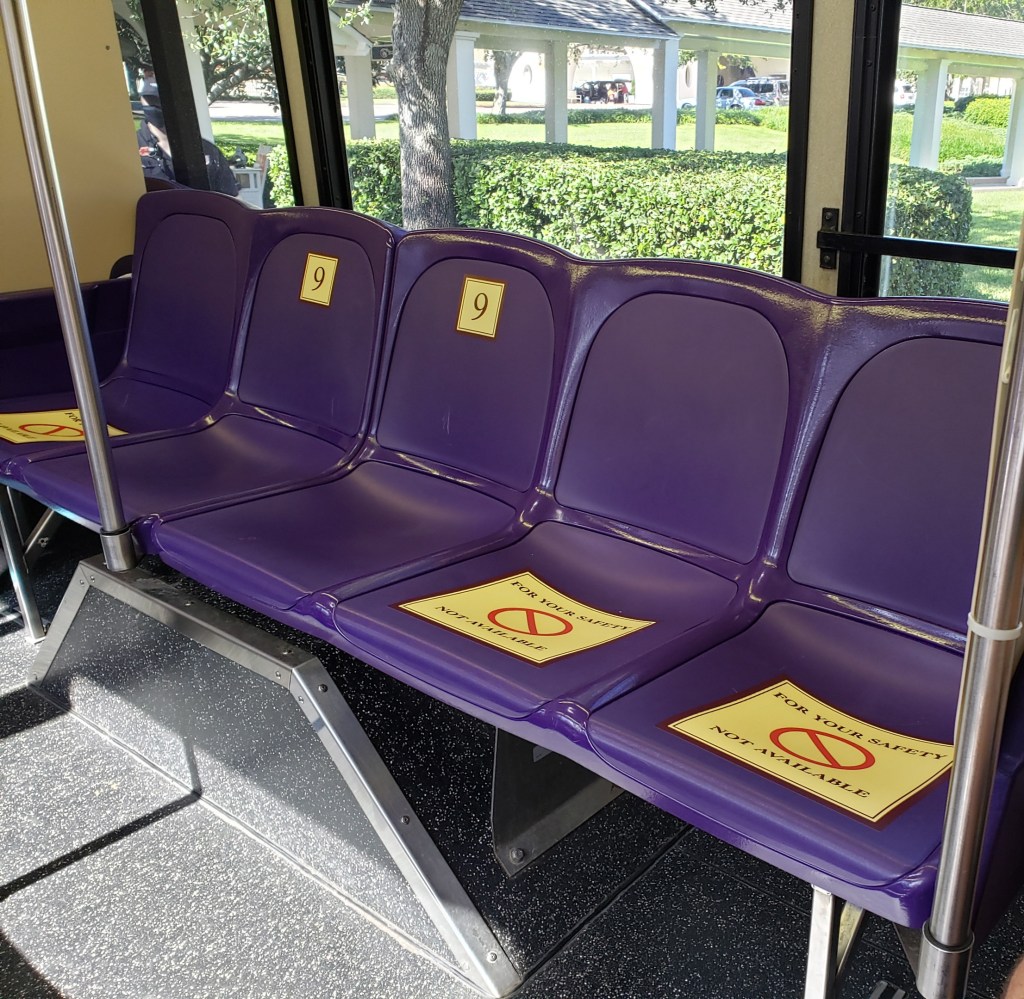 Bus seat division