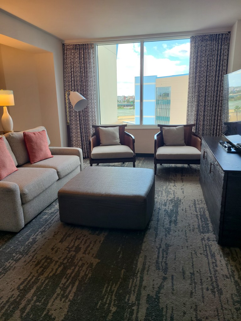 Sapphire Suite living room