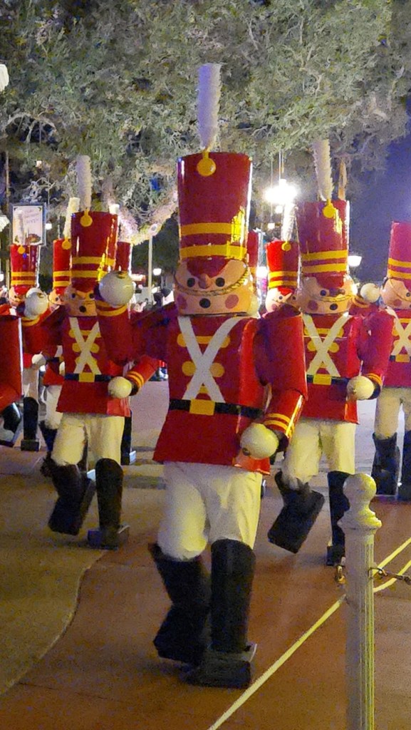 Toy soldiers during the Very Merry Christmas Party